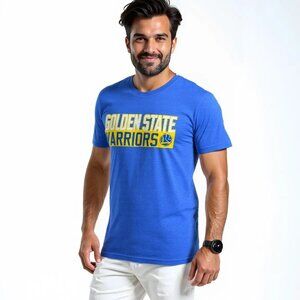 𝅺NBA Golden State Warriors Mens Premium Triblend Crew Tee, Large